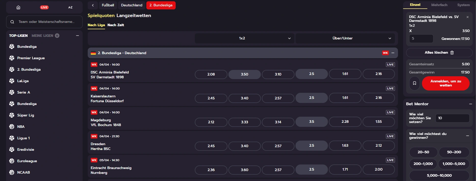valhalla wins casino sportwetten
